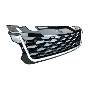 Range Rover Sport L494 NEW Style Upgrade Honeycomb Gloss Black With Silver Trim Front Grill